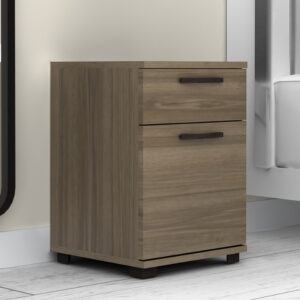 Κομοδίνο - Συρταριέρα γραφείου Veto Megapap χρώμα καρυδί 40x39x57εκ.