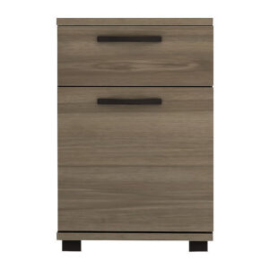 Κομοδίνο - Συρταριέρα γραφείου Veto Megapap χρώμα καρυδί 40x39x57εκ.