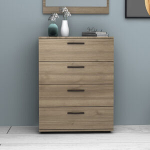 Συρταριέρα Velika Megapap χρώμα καρυδί 73x44x96εκ.