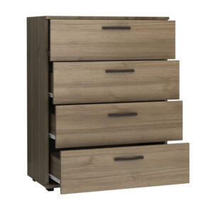 Συρταριέρα Velika Megapap χρώμα καρυδί 73x44x96εκ.