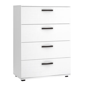 Συρταριέρα Velika Megapap χρώμα λευκό 73x44x96εκ.