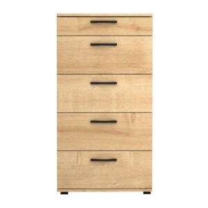 Συρταριέρα Helia Megapap χρώμα φυσικό οξιάς 60x44x108εκ.