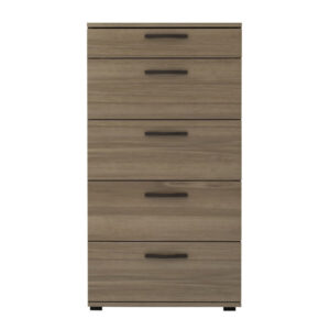 Συρταριέρα Helia Megapap χρώμα καρυδί 60x44x108εκ.