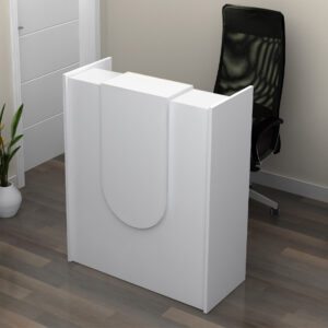 Γραφείο υποδοχής - reception Mezzo Megapap χρώμα λευκό 90x40x110εκ.