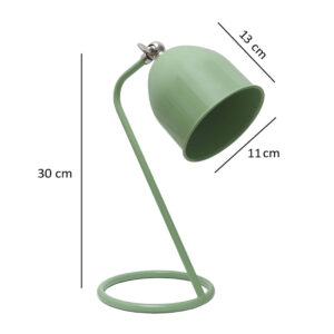 Φωτιστικό γραφείου Treviso Megapap E14 μεταλλικό χρώμα πράσινο 11x13x30εκ.