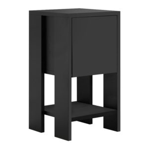 Κομοδίνο Ema Megapap χρώμα μαύρο 30x30x55εκ.