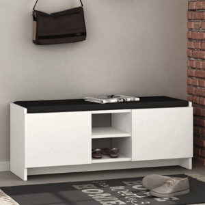 Παπουτσοθήκη Zulla Megapap χρώμα λευκό 110x37x43εκ.