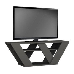 Έπιπλο τηλεόρασης Pipralla Megapap χρώμα ανθρακί 110x30x40εκ.