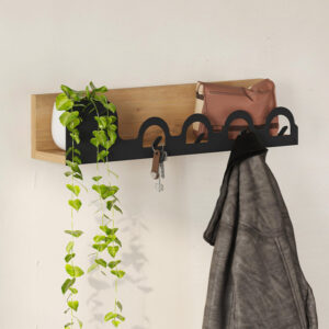 Κρεμάστρα τοίχου Liora Megapap χρώμα sapphire oak 63x14x14εκ.