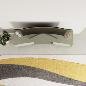 Έπιπλο τηλεόρασης Frem Megapap χρώμα ash green 150x40x55εκ.