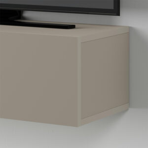 Έπιπλο τηλεόρασης επιτοίχιο Francy Megapap χρώμα sandstone 135x31,7x25εκ.