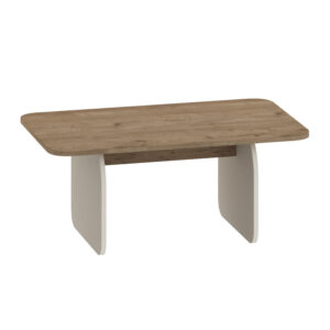 Τραπεζάκι σαλονιού Pietra Megapap χρώμα sepet oak - sandstone 100x60x41,8εκ.