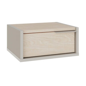 Κομοδίνο επιτοίχιο Eco Megapap χρώμα sandstone - light oak 40x33x18,5εκ.