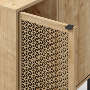 Μπουφές Naive Megapap χρώμα sapphire oak 80x40x80εκ.