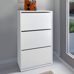 Παπουτσοθήκη Nave Megapap 18 ζευγών χρώμα λευκό 73,6x24x110εκ.