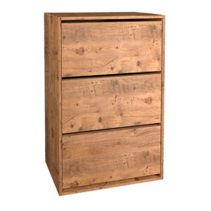 Παπουτσοθήκη Nave Megapap 18 ζευγών χρώμα pine oak 73,6x24x110εκ.