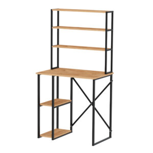 Έπιπλο πλυντηρίου Berkus Megapap χρώμα pine oak 90x60x178εκ.