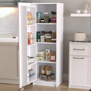 Ντουλάπι κουζίνας - μπάνιου Altay Megapap χρώμα λευκό 48,9x44,1x155,5εκ.