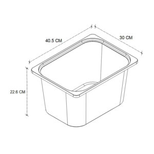 Συρταριέρα κουζίνας - μπάνιου Kayra I Megapap με 4 συρτάρια χρώμα λευκό 45,3x29,7x116,3εκ.