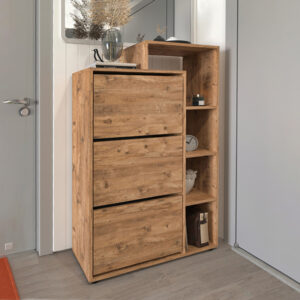 Παπουτσοθήκη Lego Megapap χρώμα pine oak 90x32x143εκ.