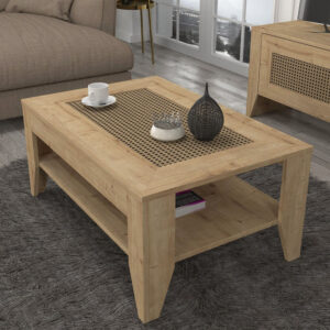 Τραπεζάκι σαλονιού Madura Megapap χρώμα sapphire oak 90x60x40εκ.