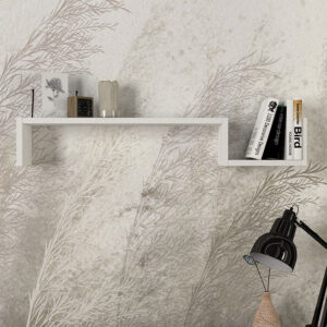 Ραφιέρα τοίχου Happy Megapap χρώμα λευκό 87,4x14,5x14,5εκ.