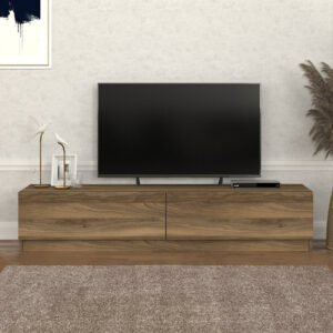 Έπιπλο τηλεόρασης Ahenk Megapap χρώμα καρυδί 160x31,3x32,9εκ.