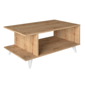 Τραπεζάκι σαλονιού Titus Megapap χρώμα sapphire oak 100x60x45εκ.