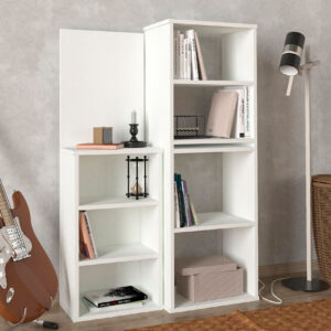 Γραφείο εργασίας πολυμορφικό Last Megapap χρώμα λευκό 119x44,7x123εκ.