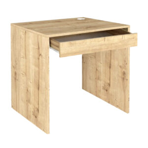 Γραφείο εργασίας Mida Megapap χρώμα sapphire oak 72x60x73,8εκ.