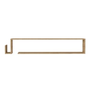 Έπιπλο τηλεόρασης επιτοίχιο Regnar Megapap χρώμα sapphire oak 168,6x25x31,8εκ.