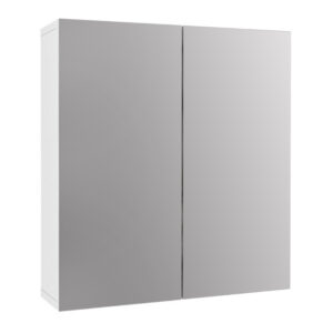 Καθρέπτης μπάνιου Binary Μegapap χρώμα λευκό 60x17,2x65εκ.