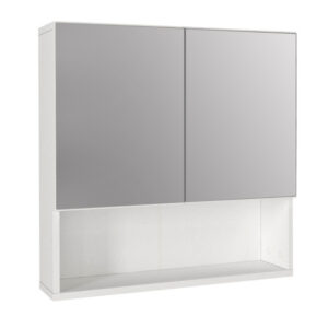 Καθρέπτης μπάνιου Trama Μegapap χρώμα λευκό 60x16,8x65εκ.