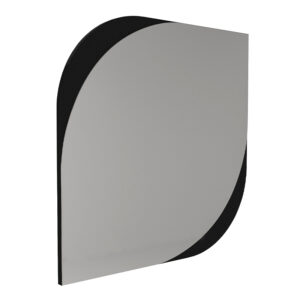 Καθρέπτης τοίχου Lava Μegapap χρώμα μαύρο 70x2,2x70εκ.