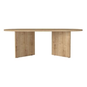 Τραπεζάκι σαλονιού Cortado Megapap χρώμα sapphire oak 120x60x39,6εκ.