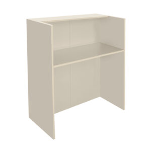 Γραφείο υποδοχής - reception Karibu Megapap με LED χρώμα sandstone - sepet oak 90x40x100εκ.