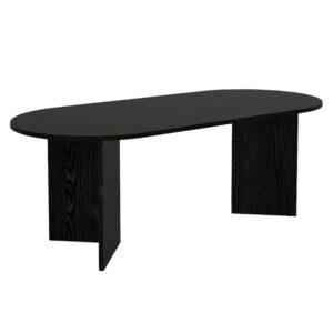 Τραπέζι Cortado Megapap χρώμα sencron black 200x90x74εκ.