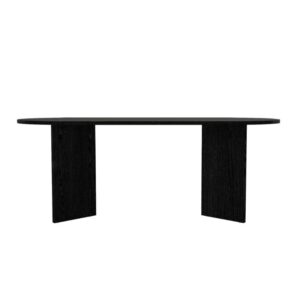 Τραπέζι Cortado Megapap χρώμα sencron black 200x90x74εκ.