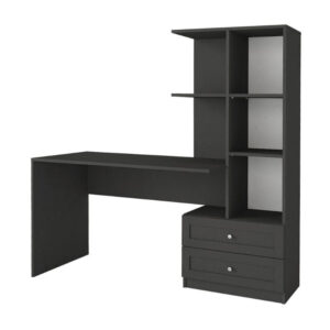 Γραφείο εργασίας Mantra Megapap χρώμα ανθρακί 150x60x152εκ.