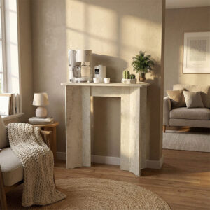 Κονσόλα Mara Megapap χρώμα travertine 90x29,6x91,8εκ.