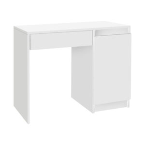 Τουαλέτα με καθρέπτη Huma Megapap χρώμα λευκό 90x45x118,2εκ.