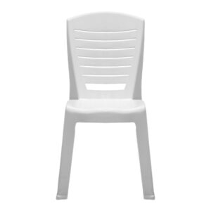Καρέκλα πολυπροπυλενίου Tabia Megapap χρώμα λευκό 47x49x86εκ.