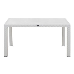 Τραπέζι πολυπροπυλενίου Kalan Megapap χρώμα λευκό 150x90x75εκ.