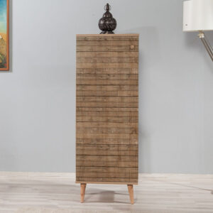 Παπουτσοθήκη - Ντουλάπι Soho Megapap χρώμα sonoma 50x38x135εκ.