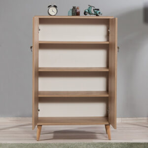 Παπουτσοθήκη - Ντουλάπι Soho Megapap χρώμα sonoma 80x36x127εκ.