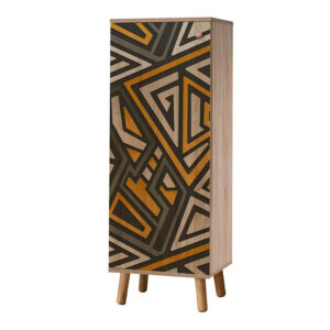 Παπουτσοθήκη - Ντουλάπι Soho Megapap χρώμα sonoma 50x38x135εκ.