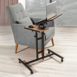 Τραπεζάκι βοηθητικό - laptop Frenk Megapap πολυμορφικό χρώμα atlantic pine 67x45,5x62/87εκ.