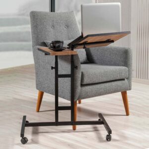 Τραπεζάκι βοηθητικό - laptop Frenk Megapap πολυμορφικό χρώμα atlantic pine 67x45,5x62/87εκ.