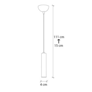 Φωτιστικό οροφής Lizy Megapap E27 μεταλλικό μονόφωτο χρώμα χρυσό vintage Ø4x111εκ.