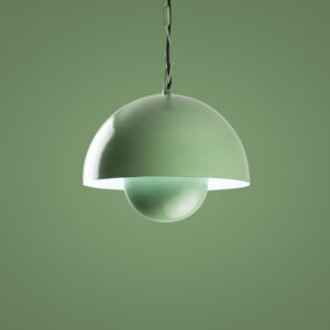 Φωτιστικό οροφής Neptun Megapap E27 μεταλλικό μονόφωτο χρώμα πράσινο Ø30x70εκ.